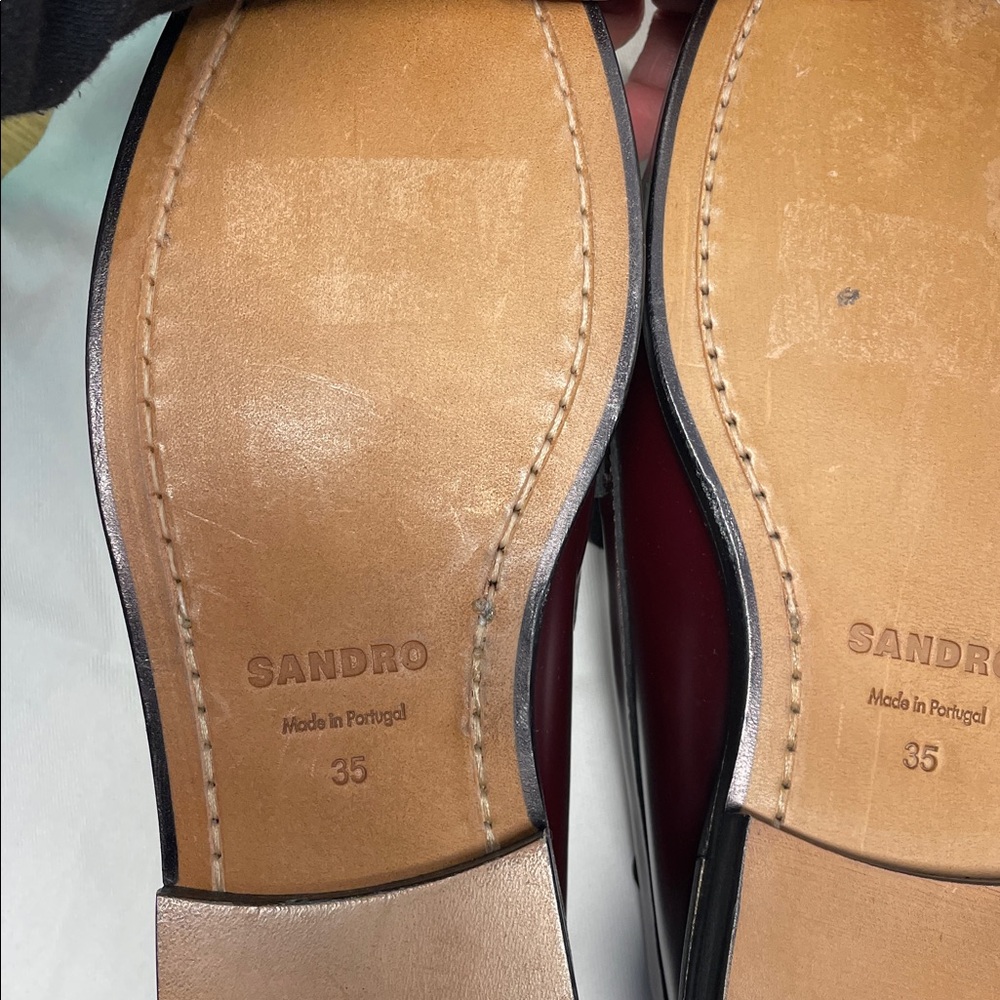 Liver Embellished Leather Loafers - Picture 4 of 5